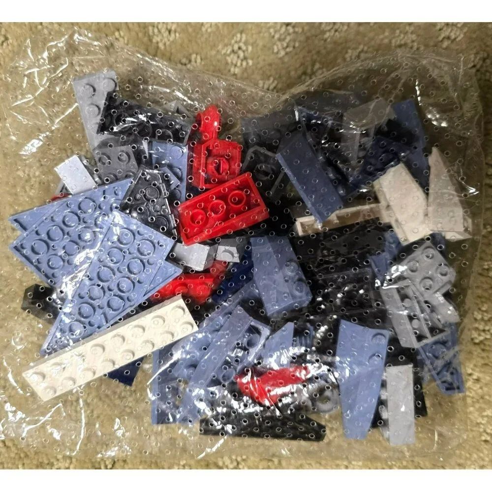 Lego and Compatible with Lego Sealed Package of Grey Red Black Parts GA160